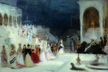  1875 Galerie - Ballett Szene 1875 Ilja Repin